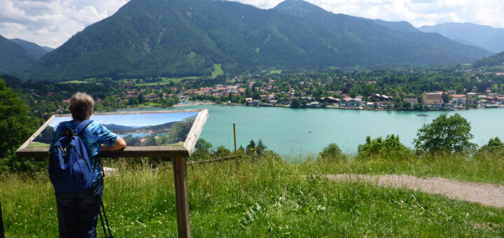 Blick auf den Tegernsee