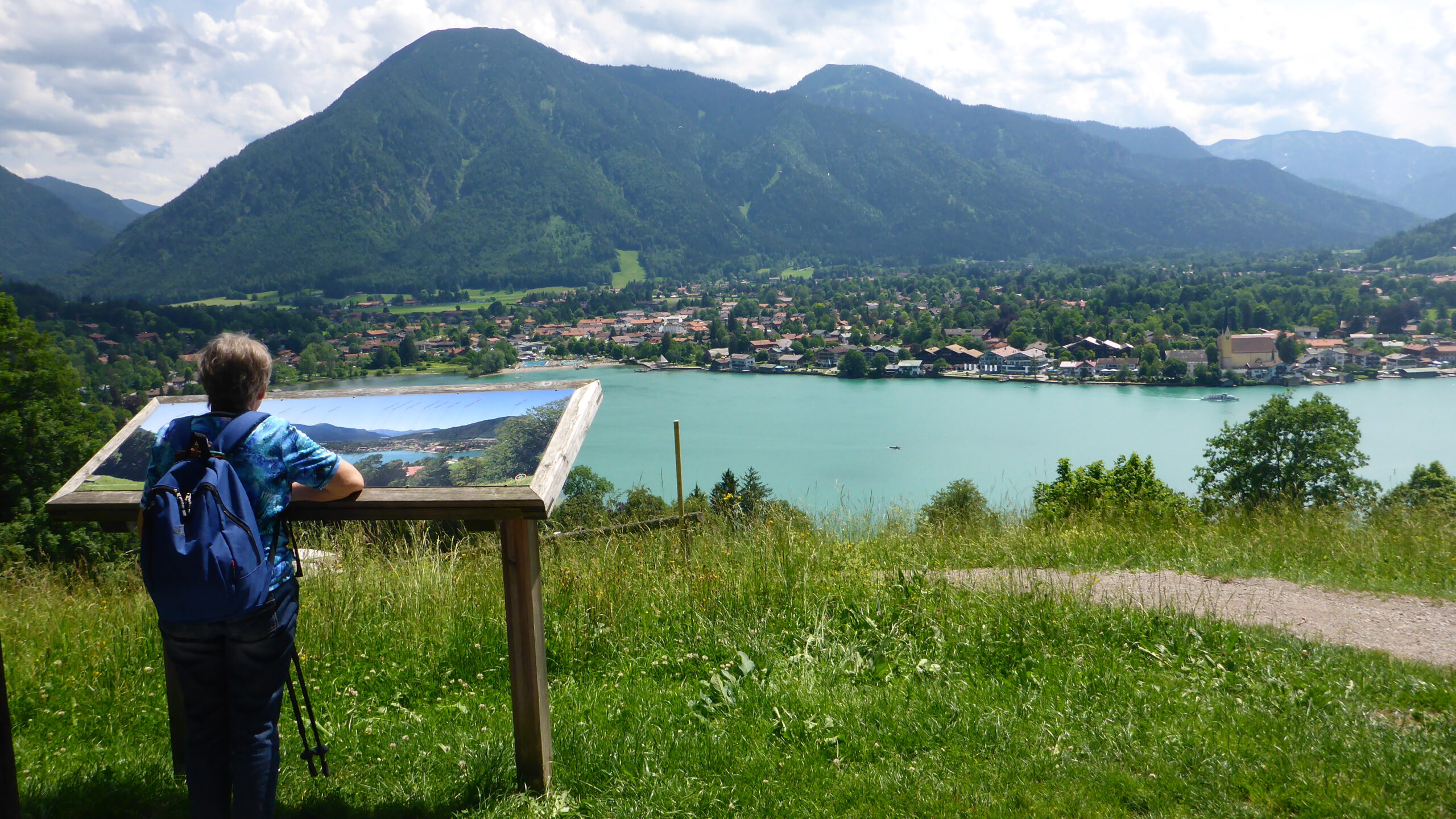 Blick auf den Tegernsee